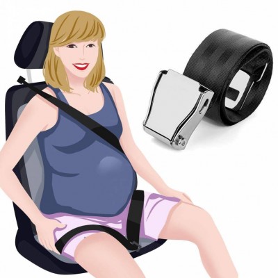 Hot Cozy Adjustable Eco Friendly Maternity Adjuster Pregnancy Car Belt Extender Protect Unborn Baby Seat Belt For Pregnant Women